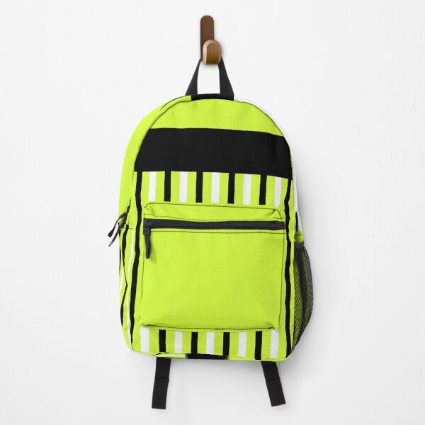 Item preview, NEON GREEN LIME STIPES IN BLACK AND WHITE/repent designed and sold by wildwhimsical.