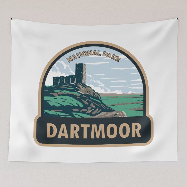 Item preview, Dartmoor National Park Castle Ruins England designed and sold by KrisSidDesigns.