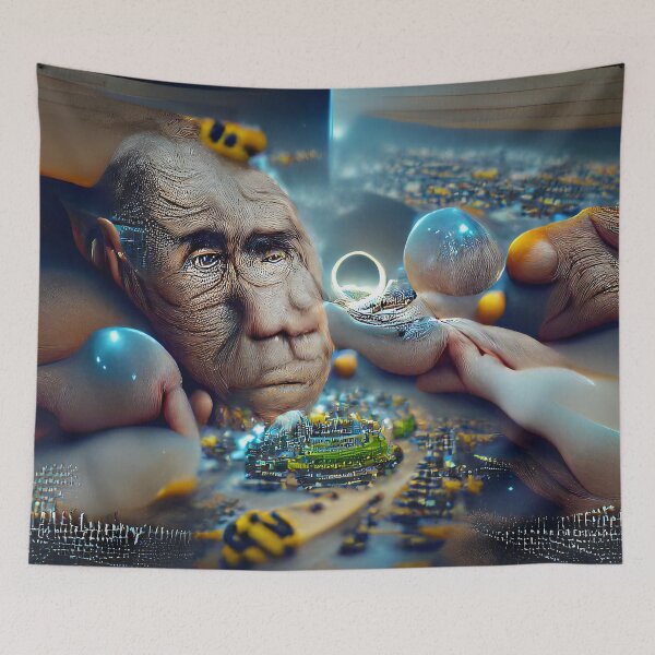 Item preview, Watching the World Go By As An Ape designed and sold by OneStrokeBrush.
