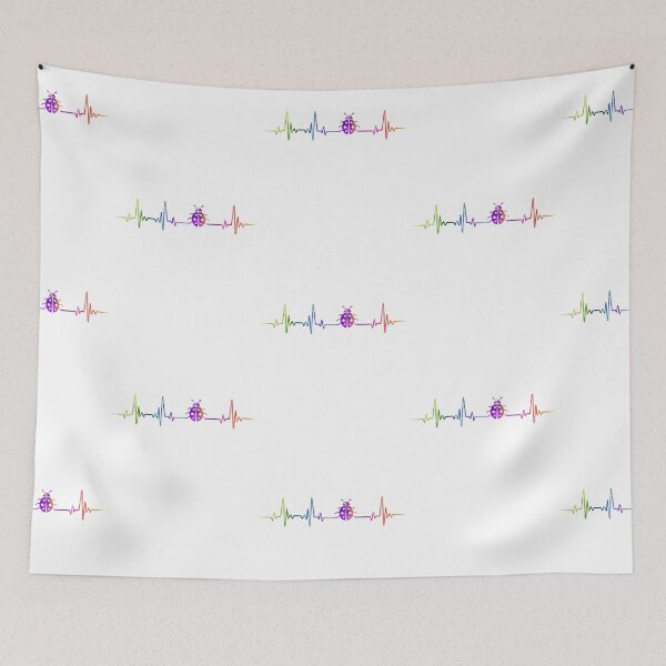 Item preview, LADYBIRD heartbeat  watercolor designed and sold by loves789.