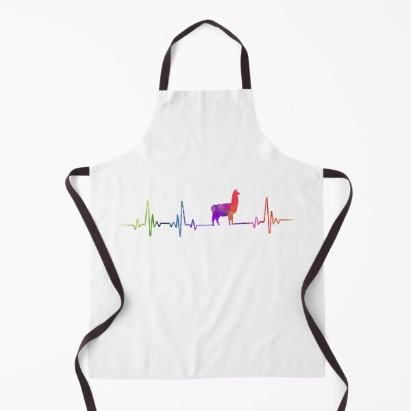 Item preview, LLAMA heartbeat watercolor designed and sold by loves789.