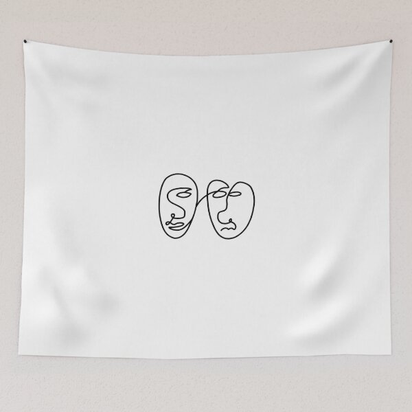 Item preview, Abstract line face drawing designed and sold by ifcamille.