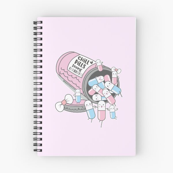 Item preview, chill pills cute pills cartoon designed and sold by princessmi-com.