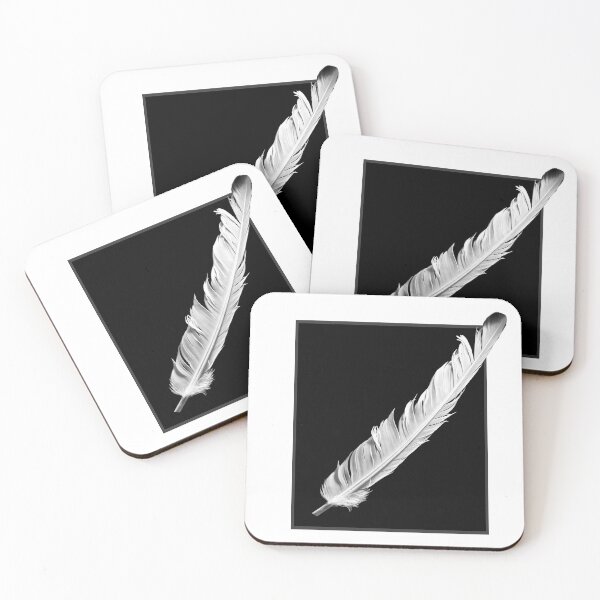 Item preview,  Monochrome image of feather designed and sold by KheinJohn.