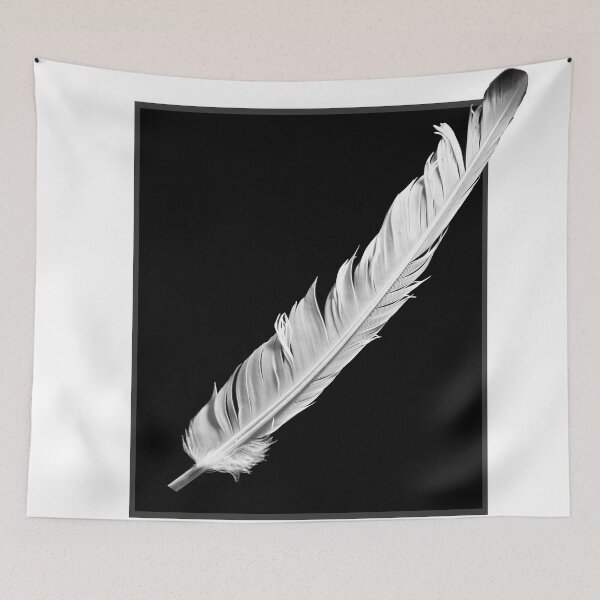 Item preview,  Monochrome image of feather designed and sold by KheinJohn.