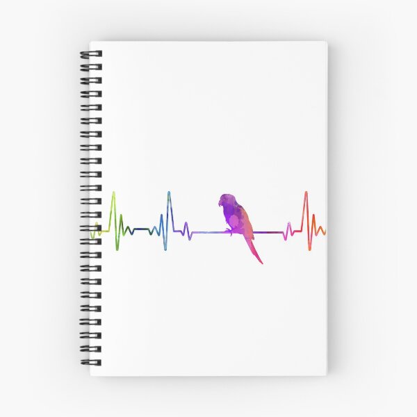 Item preview, PARROTS heartbeat watercolor designed and sold by loves789.