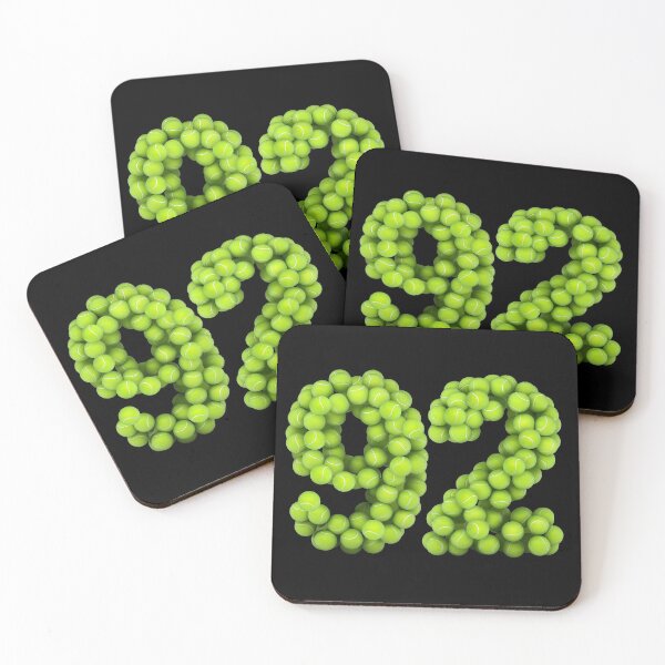 Item preview, Tennis Player Number 92 - Tennis Sports ninety-two Game Set Match 92 designed and sold by elhefe.