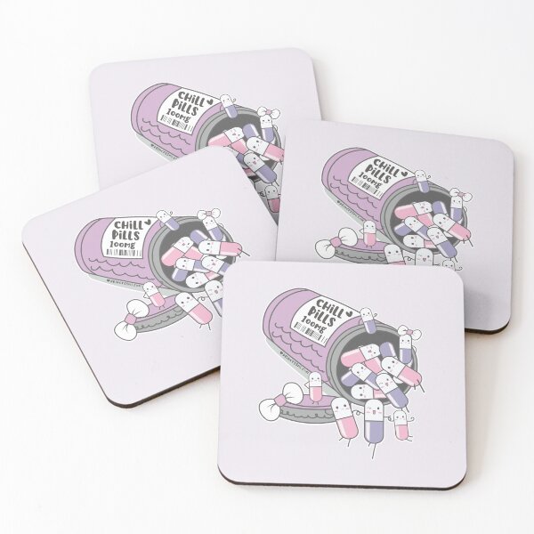 Item preview, chill pills cute pills cartoon designed and sold by princessmi-com.
