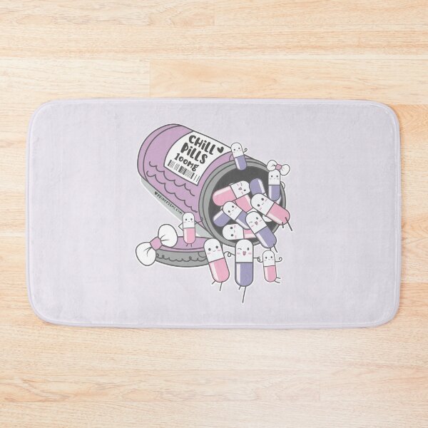 Item preview, chill pills cute pills cartoon designed and sold by princessmi-com.