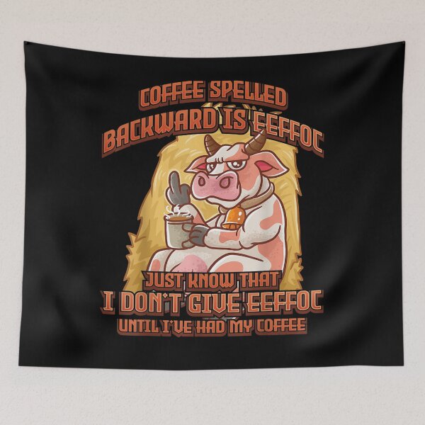 Item preview, Coffee Spelled Backwards Is Eeffoc Cow Heifer Farmer designed and sold by nancyholly.