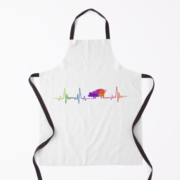 Item preview, PIG heartbeat watercolor designed and sold by loves789.