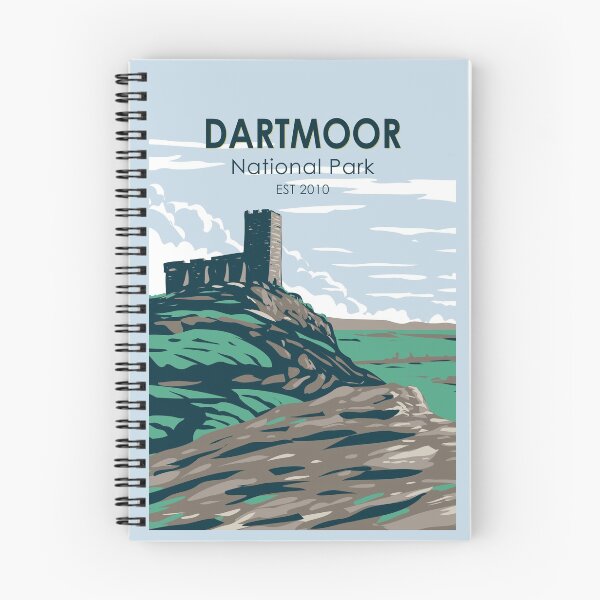 Item preview, Dartmoor National Park Castle Ruins England Vintage designed and sold by KrisSidDesigns.