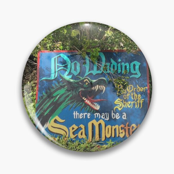 Item preview, Sea Monster Sign designed and sold by authornathaniel.