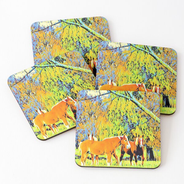 Item preview, Horses in a Field designed and sold by Pegsterpower.