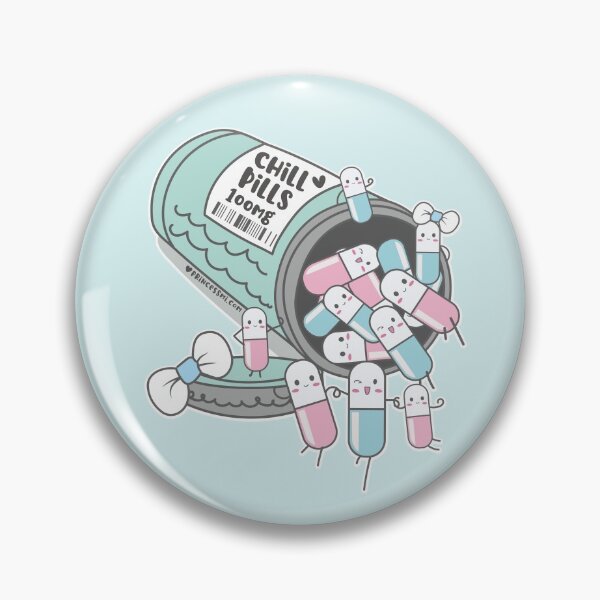 Item preview, chill pills cute pills cartoon designed and sold by princessmi-com.