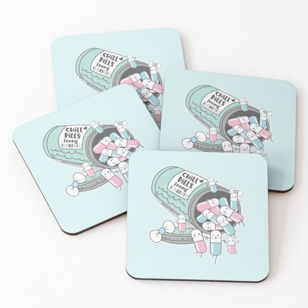 Item preview, chill pills cute pills cartoon designed and sold by princessmi-com.
