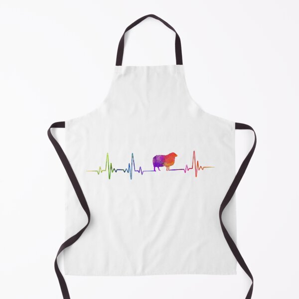 Item preview, SHEEP heartbeat watercolor designed and sold by loves789.