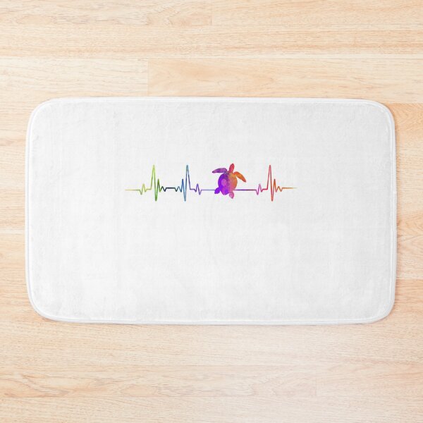 Item preview, TURTLE heartbeat watercolor designed and sold by loves789.