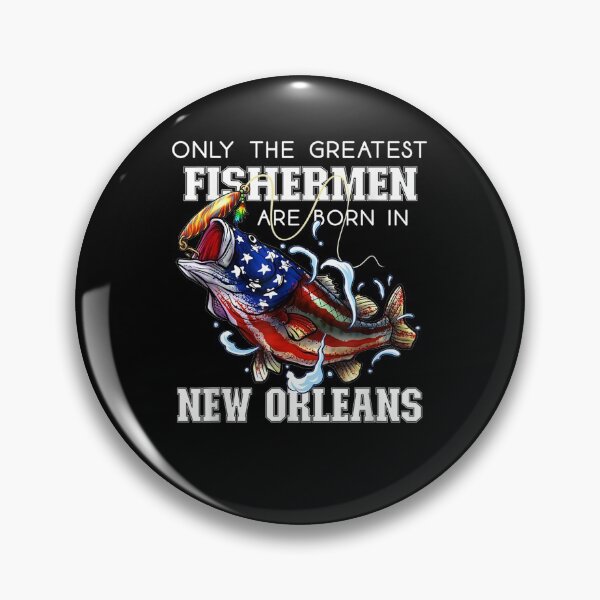 Item preview, New Orleans Fishing Greatest Fis American Flag Fish designed and sold by nancyholly.