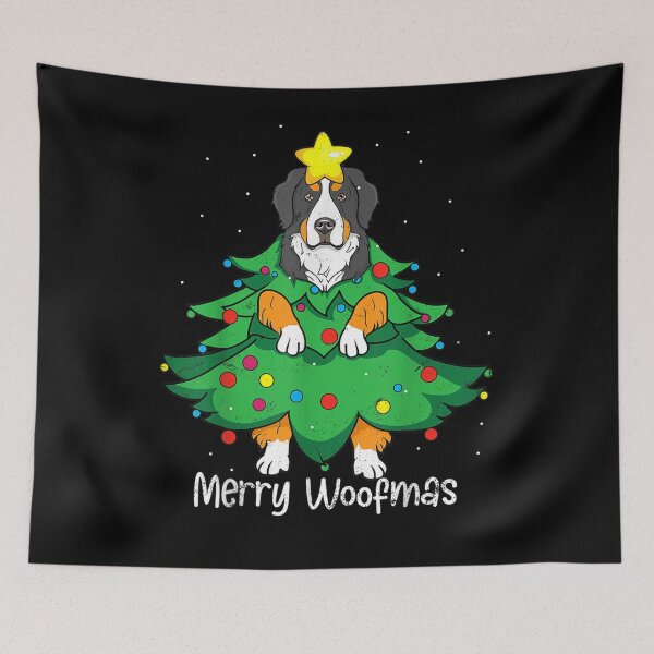 Item preview, Bernese Mountain Christmas Tree Mom Dad Dog Lover Gift designed and sold by nancyholly.