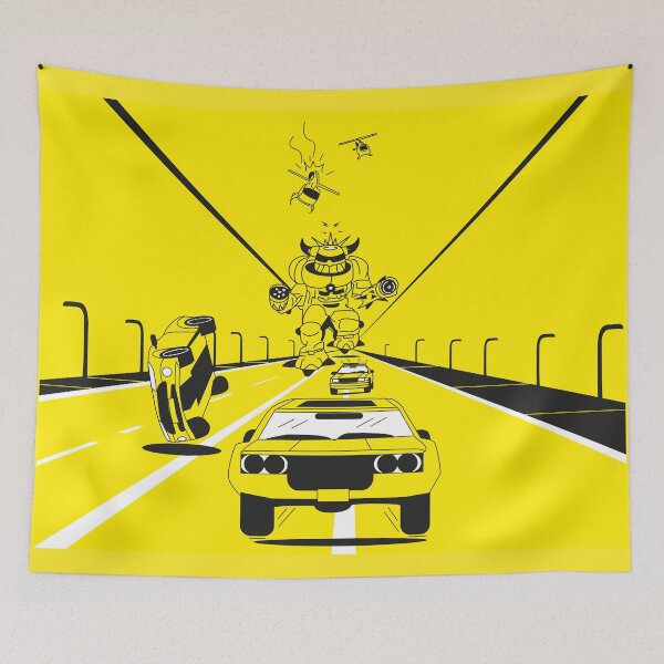 Item preview, Robot Cars Yellow Background designed and sold by Markine.