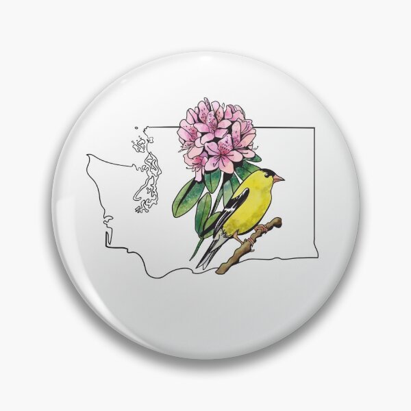 Item preview, Washington State Flower and Bird designed and sold by Kalepanic.