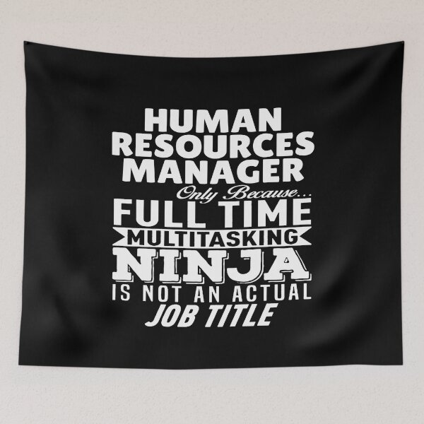 Item preview, Human Resources Manager Multitasking Ninja designed and sold by clickmostro.