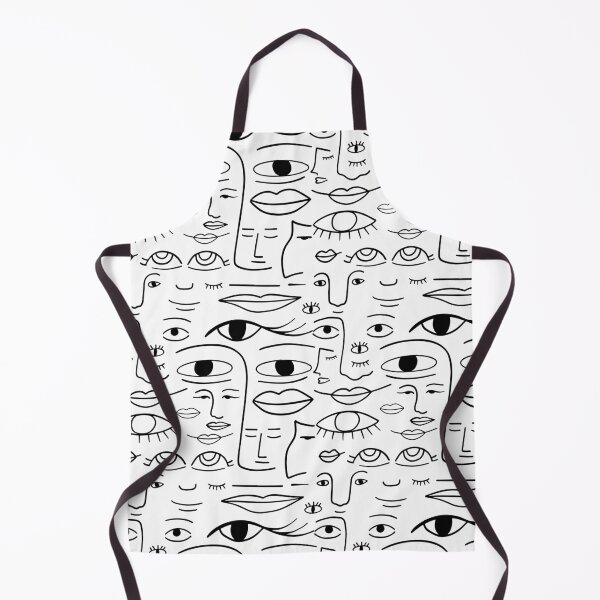 Item preview, Abstract faces art print designed and sold by KSENIIA FAST.