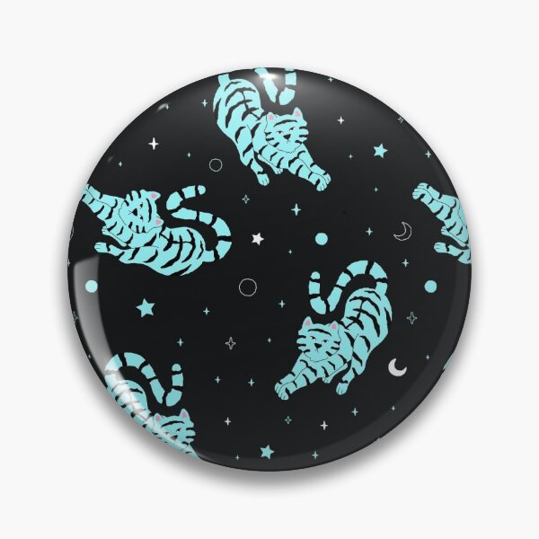Item preview, Blue Stretching Tigers designed and sold by Artemischo.