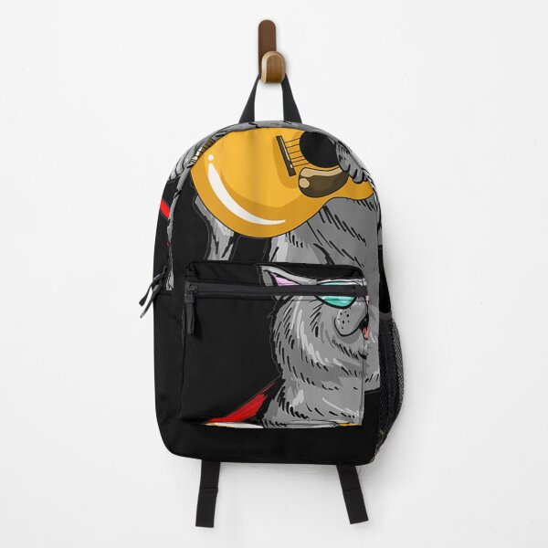 Item preview, Cool Rock Roll Cat Playing Guitar Guitarist Gift designed and sold by nancyholly.