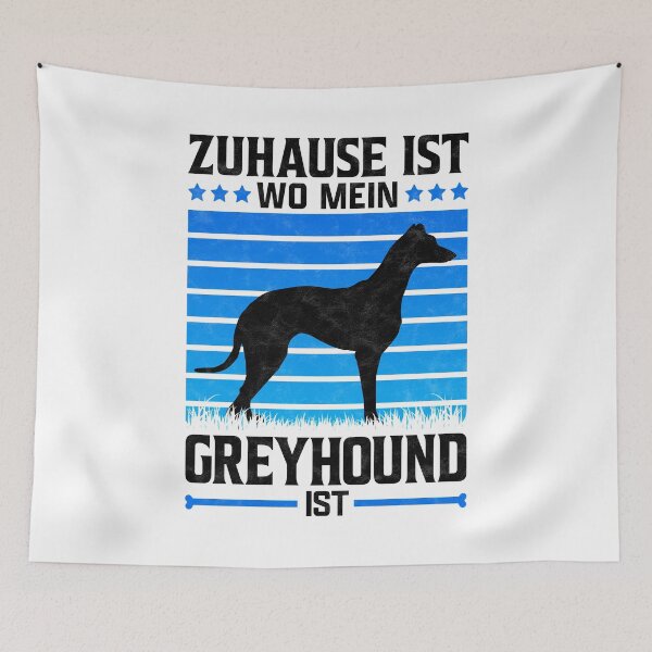 Artikelvorschau, Greyhound Zuhause kurzhaariger Windhund Geschenk entworfen und verkauft von madgrfx.