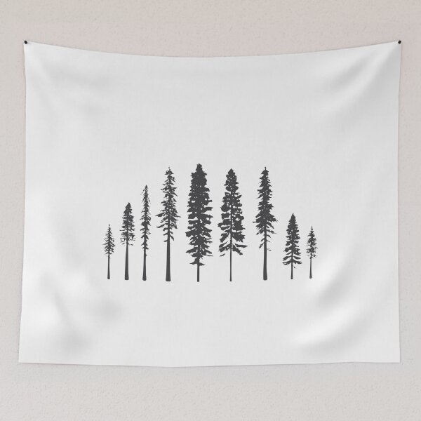 Item preview, Silhouettes of Redwood Trees designed and sold by Pavnud.
