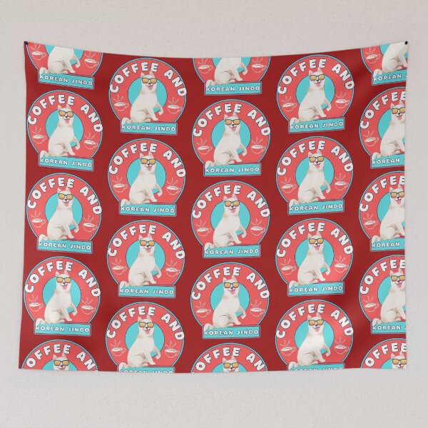 Item preview, Coffee And Korean Jindo designed and sold by CareChoice.