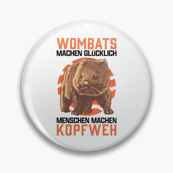 Item preview, Wombat headache marsupial australia travel saying designed and sold by madgrfx.