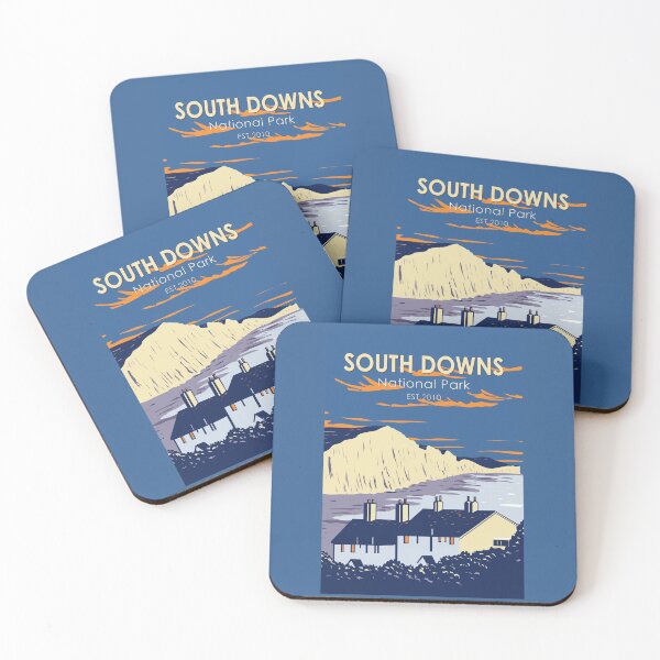 Item preview, South Downs National Park Seven Sisters England Vintage designed and sold by KrisSidDesigns.