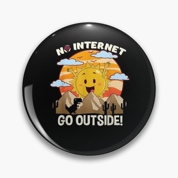 Item preview, No Internet Go Outside Gamer No Wlan Pixel Dinosaur designed and sold by nancyholly.