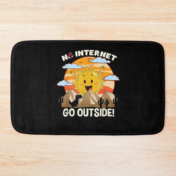 Item preview, No Internet Go Outside Gamer No Wlan Pixel Dinosaur designed and sold by nancyholly.
