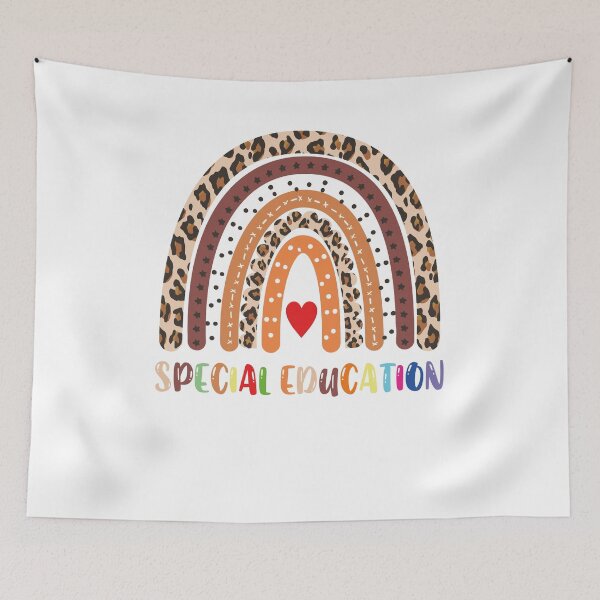 Item preview, Leopard Rainbow Special Education Teacher First Day Of School designed and sold by Tatus Brinal.