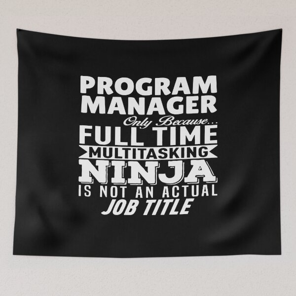Item preview, Program Manager Multitasking Ninja designed and sold by clickmostro.