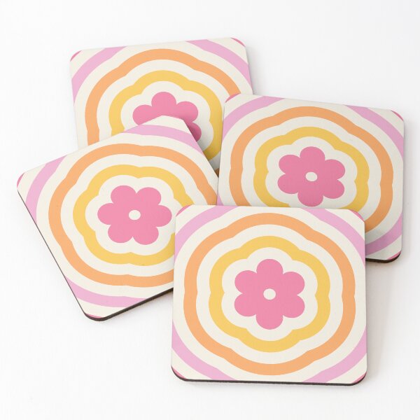 Item preview, Pink Rainbow Mod Flower designed and sold by Carolina Diaz.