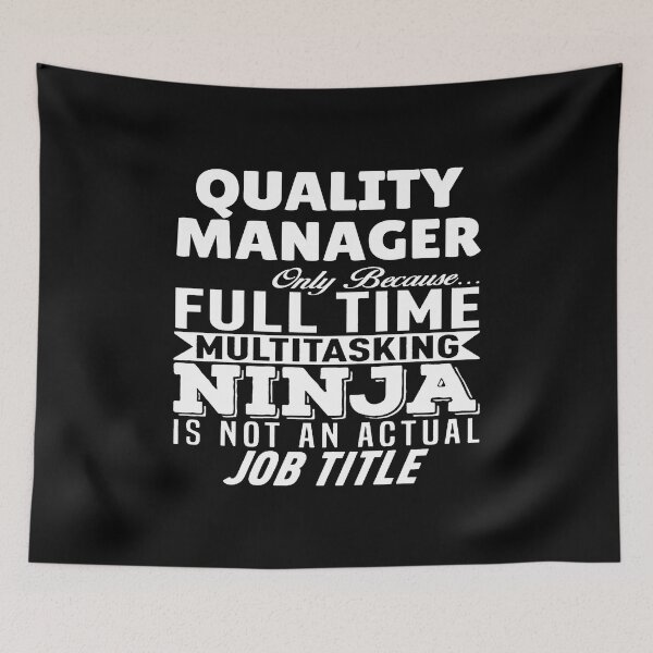 Item preview, Quality Manager Multitasking Ninja designed and sold by clickmostro.