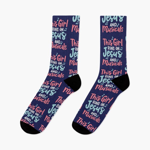 Item preview, This Girl Runs on Jesus and Musicals designed and sold by jaygo.