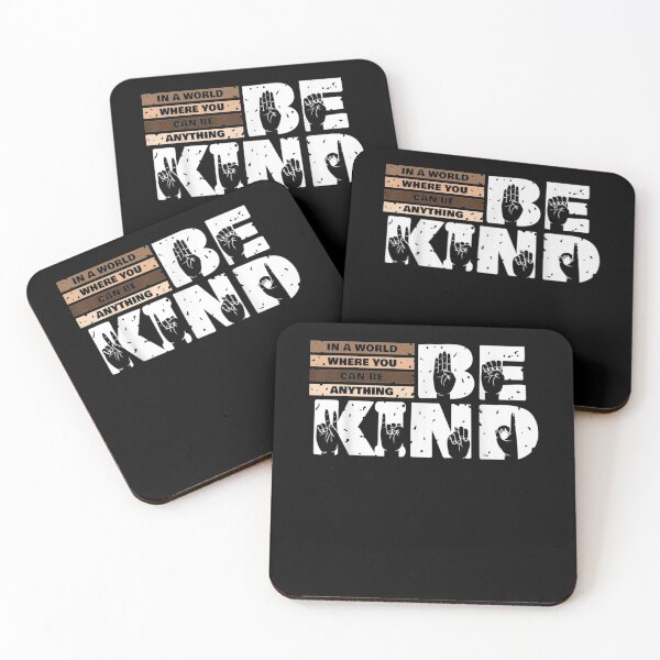 Item preview, In A World Be Kind Sign Language Teachers Asl Hand Talking designed and sold by nancyholly.