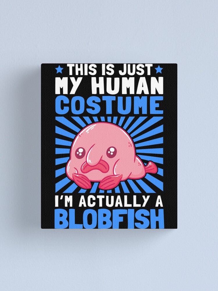 Be a blobfish ugly fish marine animal Postcard by madgrfx