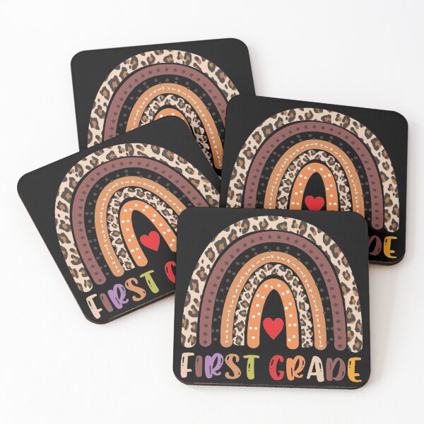 Item preview, Leopard Rainbow First Grade Teacher First Day Of School designed and sold by Tatus Brinal.