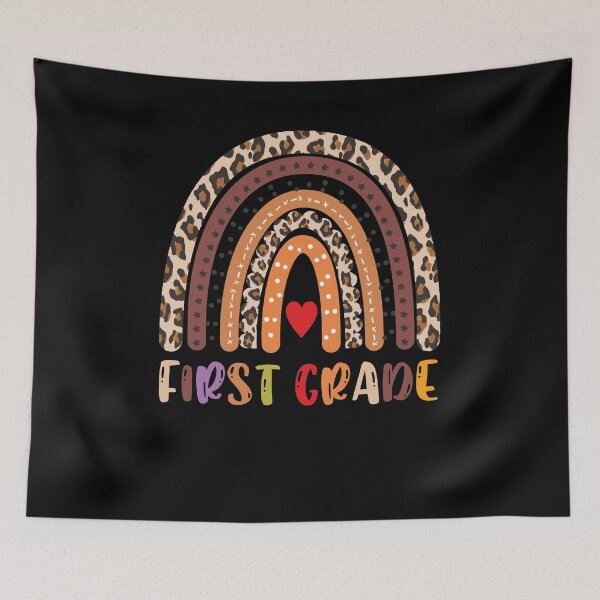 Item preview, Leopard Rainbow First Grade Teacher First Day Of School designed and sold by Tatus Brinal.