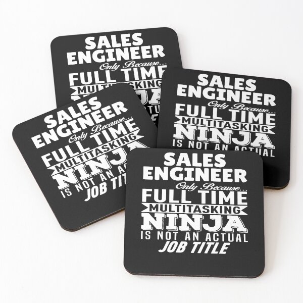 Item preview, Sales Engineer Multitasking Ninja designed and sold by clickmostro.