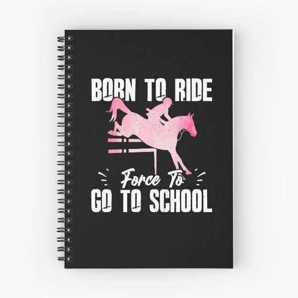Item preview, Born Ride Horse Forced To Go To School Funny Racing designed and sold by Dressed For  Duty.
