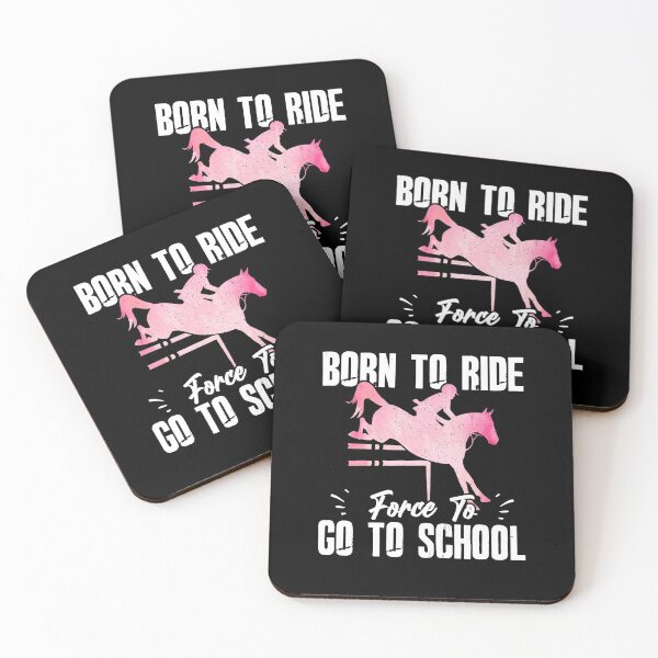 Item preview, Born Ride Horse Forced To Go To School Funny Racing designed and sold by Dressed For  Duty.