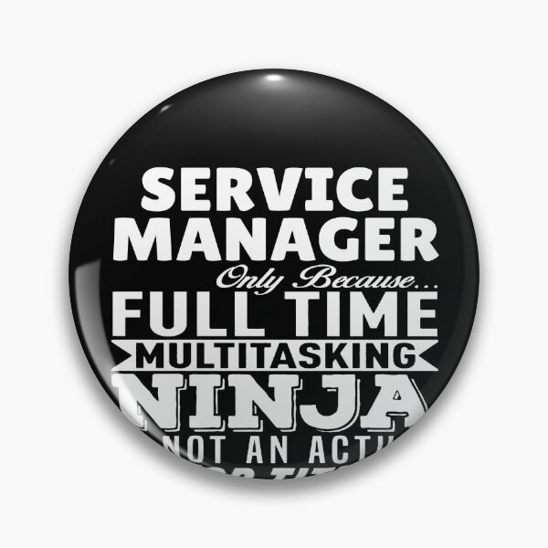 Item preview, Service Manager Multitasking Ninja designed and sold by clickmostro.